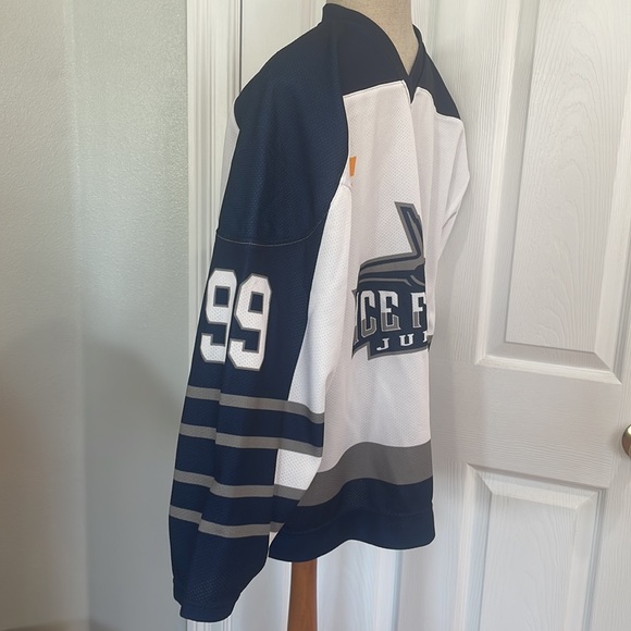 Pensacola, Junior ice Flyers hockey jersey military jet white adult size small S - Picture 5 of 10